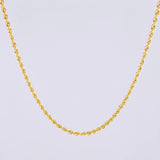 Cadena Lazo 1.95g / 61cm / 1.6mm Oro Amarillo 18K
