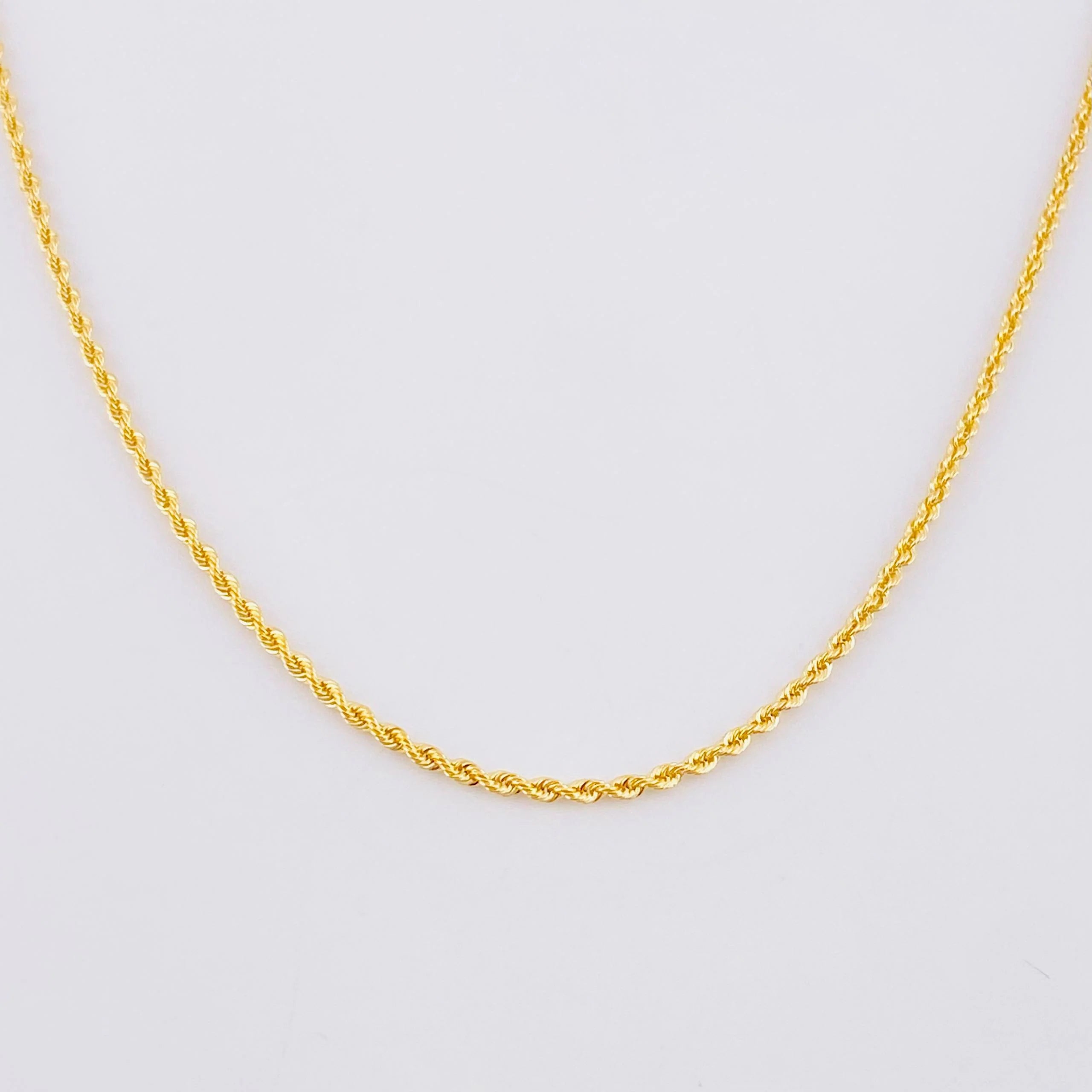 Cadena Lazo 1.5g / 24 in / 1.4mm Oro Amarillo 18K