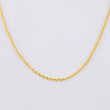 Rope Chain 0.85g / 18 in / 0.6mm Yellow Gold 18K