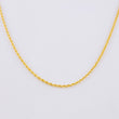 Cadena Lazo 2g / 60cm / 1.6mm Oro Amarillo 18K