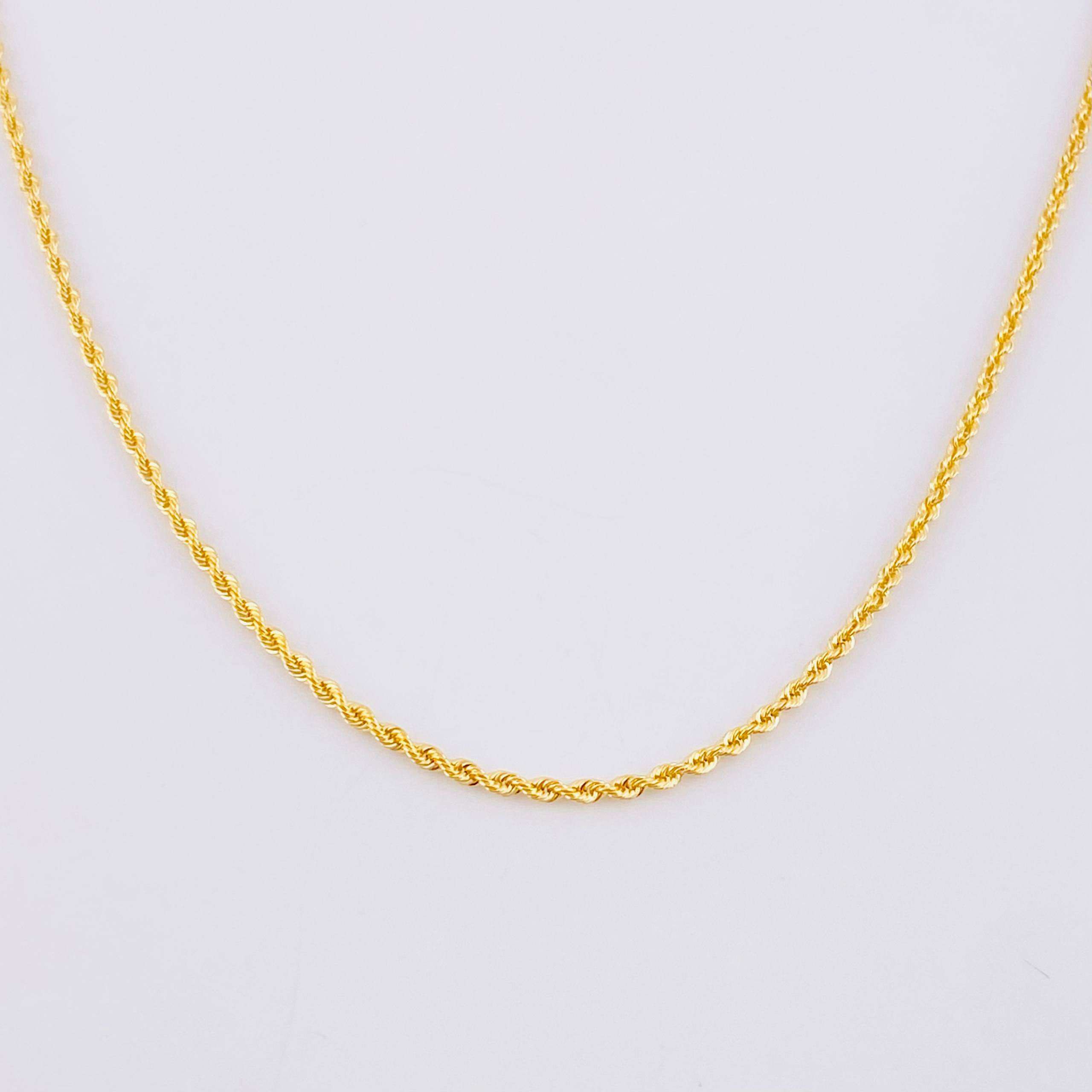 Cadena Lazo 1.95g / 61cm / 1.6mm Oro Amarillo 18K