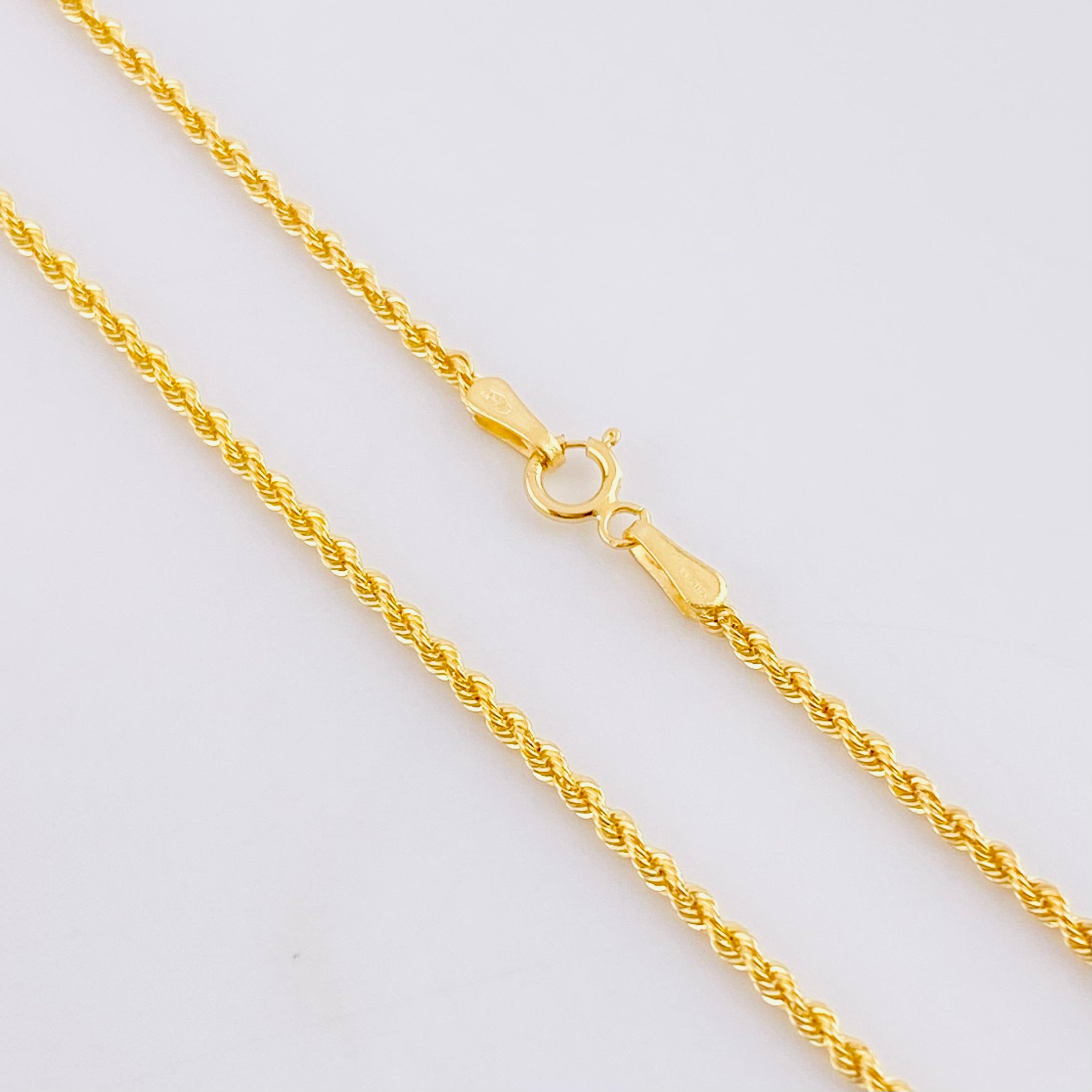 Cadena Lazo 1.95g / 61cm / 1.6mm Oro Amarillo 18K