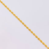 Cadena Lazo 1.95g / 61cm / 1.6mm Oro Amarillo 18K