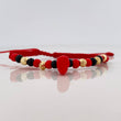 Red Woven Bracelet Protection Yellow Gold 18K