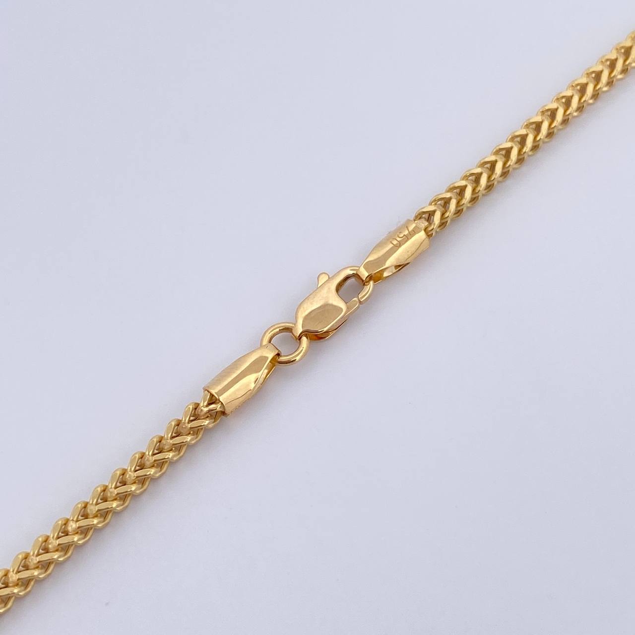 Cadena Franco 8.5gr / 60cm / 2mm Oro Amarillo +4 18K &