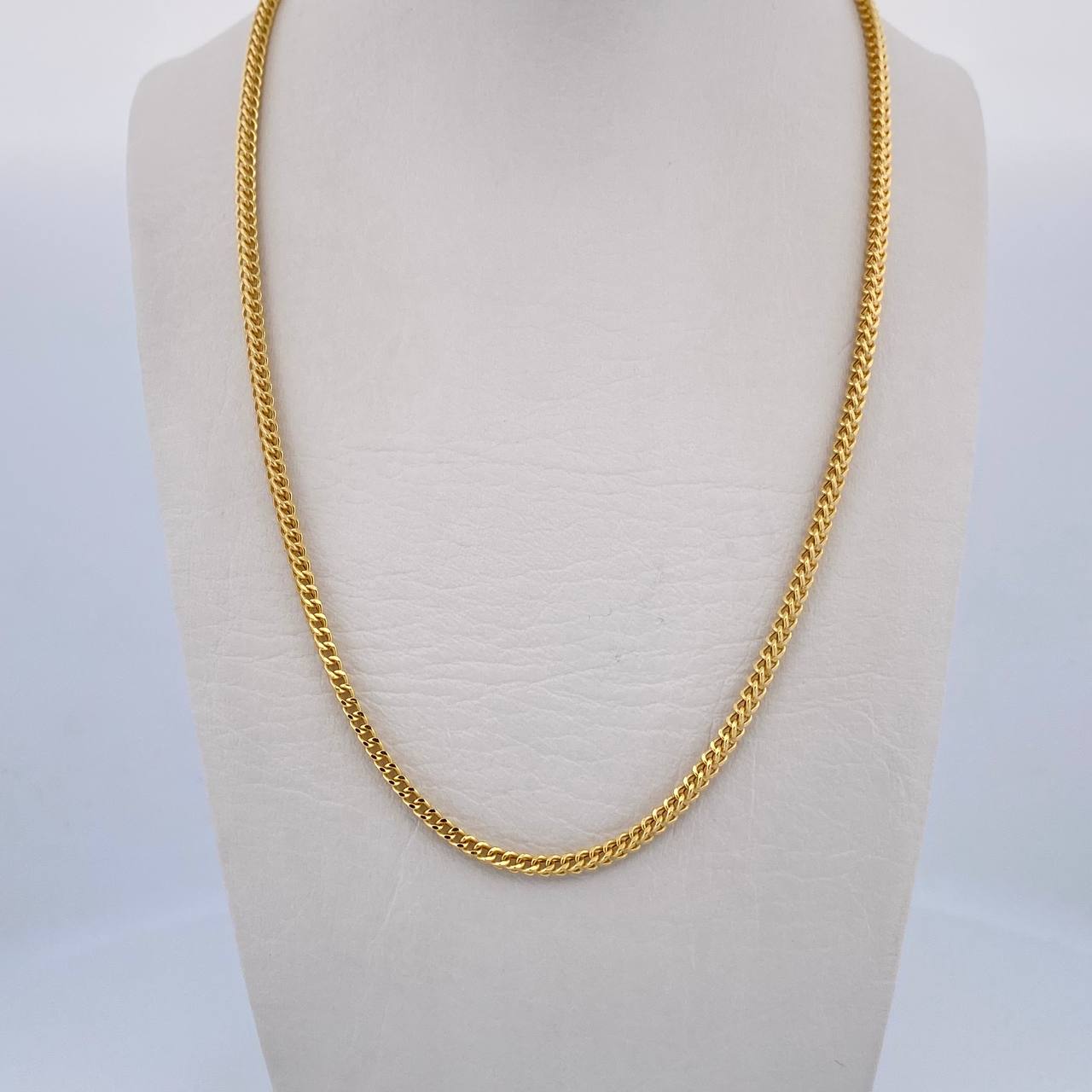 Cadena Franco 8.5gr / 60cm / 2mm Oro Amarillo +4 18K &
