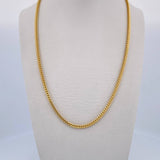 Cadena Franco 8.5gr / 60cm / 2mm Oro Amarillo +4 18K &