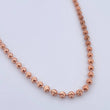 Cadena Militar 18.1gr / 60cm / 2.8mm Diamantado Luna Oro Rosa +3 18K &
