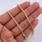 Cadena Peruana 8.3gr / 55.4cm / 2.1mm Oro Amarillo +3 18K &