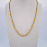 Cadena Peruana 8.3gr / 55.4cm / 2.1mm Oro Amarillo +3 18K &