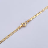 Cadena Escalera Plana 6.05gr / 60cm / 2.2mm Oro Amarillo +3 18K &