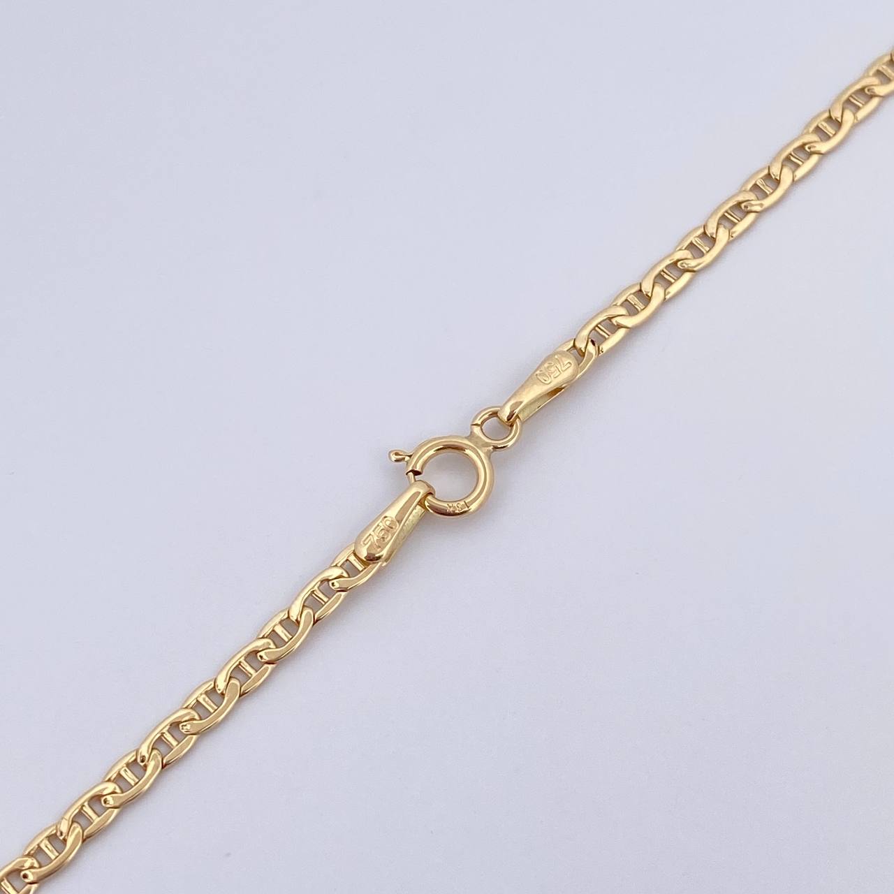 Cadena Escalera 2.85gr / 50.3cm / 2.1mm Oro Amarillo +3 18K &