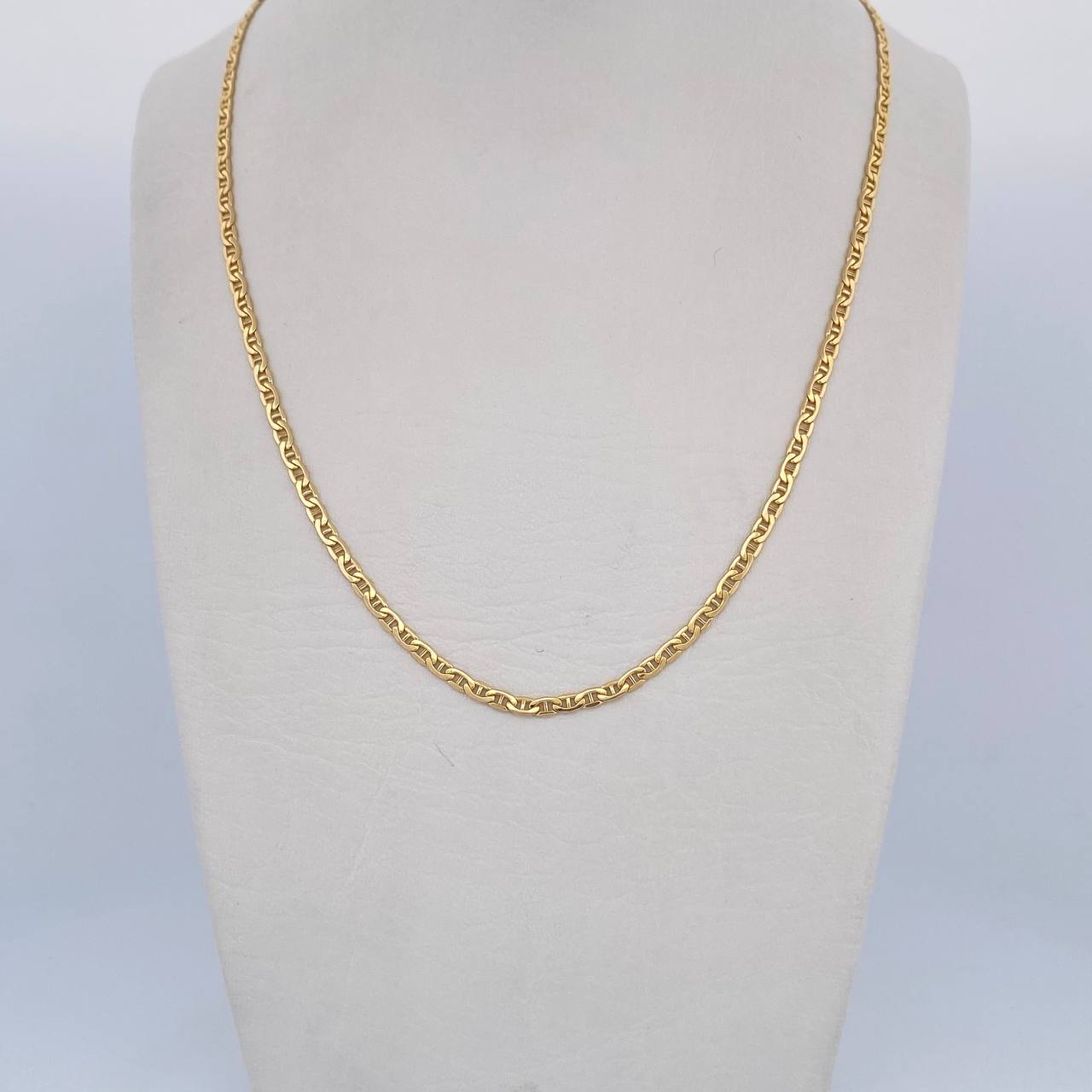 Flat Mariner Chain 2.95gr / 50.1cm / 2mm Yellow Gold +3 18K &