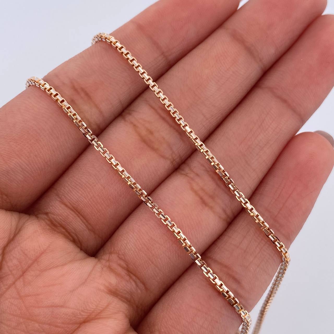 Venetian Chain 6.1gr / 45.5cm / 1.4mm Three Golds +3 18K &