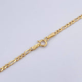 Figaro Chain 2.9gr / 55cm / 2.2mm Yellow Gold +1 18K &