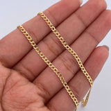 Cuban Links 4.05gr / 60.2cm / 2mm Yellow Gold +0 18K &