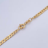 Cadena Cubana 7.05gr / 60.1cm / 3.2mm Oro Amarillo +0 18K &