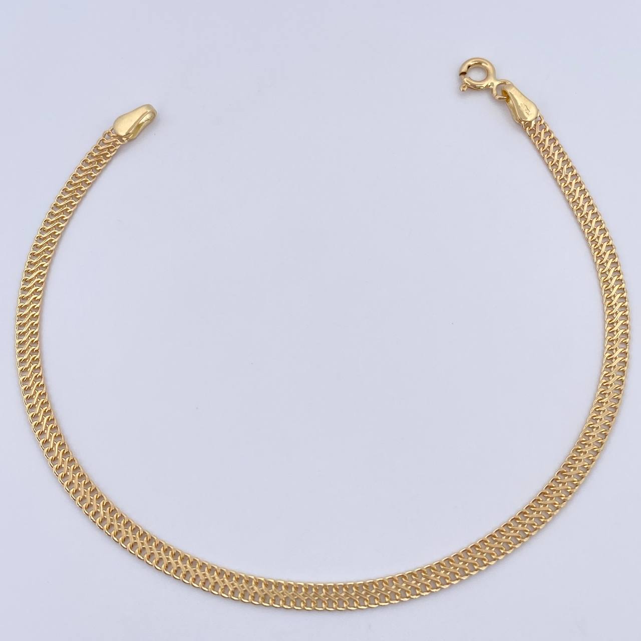 Pulso Sedusa 1.6gr / 19cm / 3.1mm Oro Amarillo +3 18K &