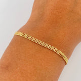Pulso Sedusa 1.55gr / 19cm / 3.1mm Oro Amarillo +3 18K &