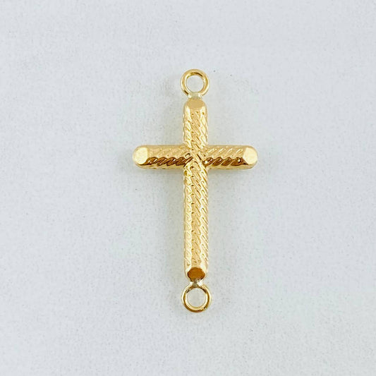 Herraje Cruz 0.85gr / 1 1/2 in / Oro Amarillo 18K