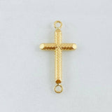 Herraje Cruz 0.85gr / 1 1/2 in / Oro Amarillo 18K