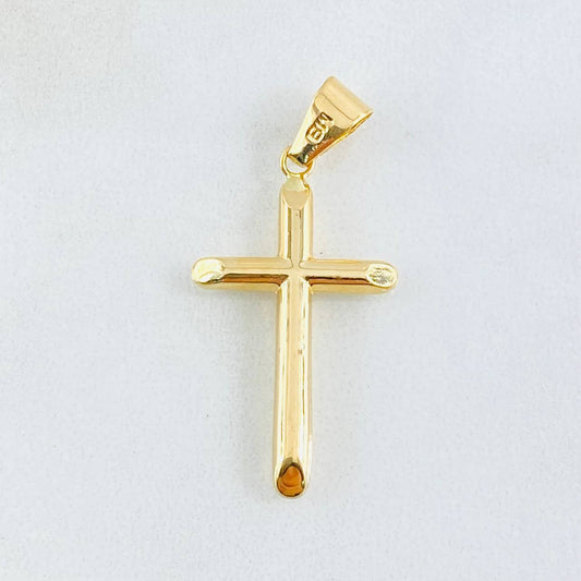 Dije Cruz 0.85gr / 1 1/2 in / Oro Amarillo 18K ©