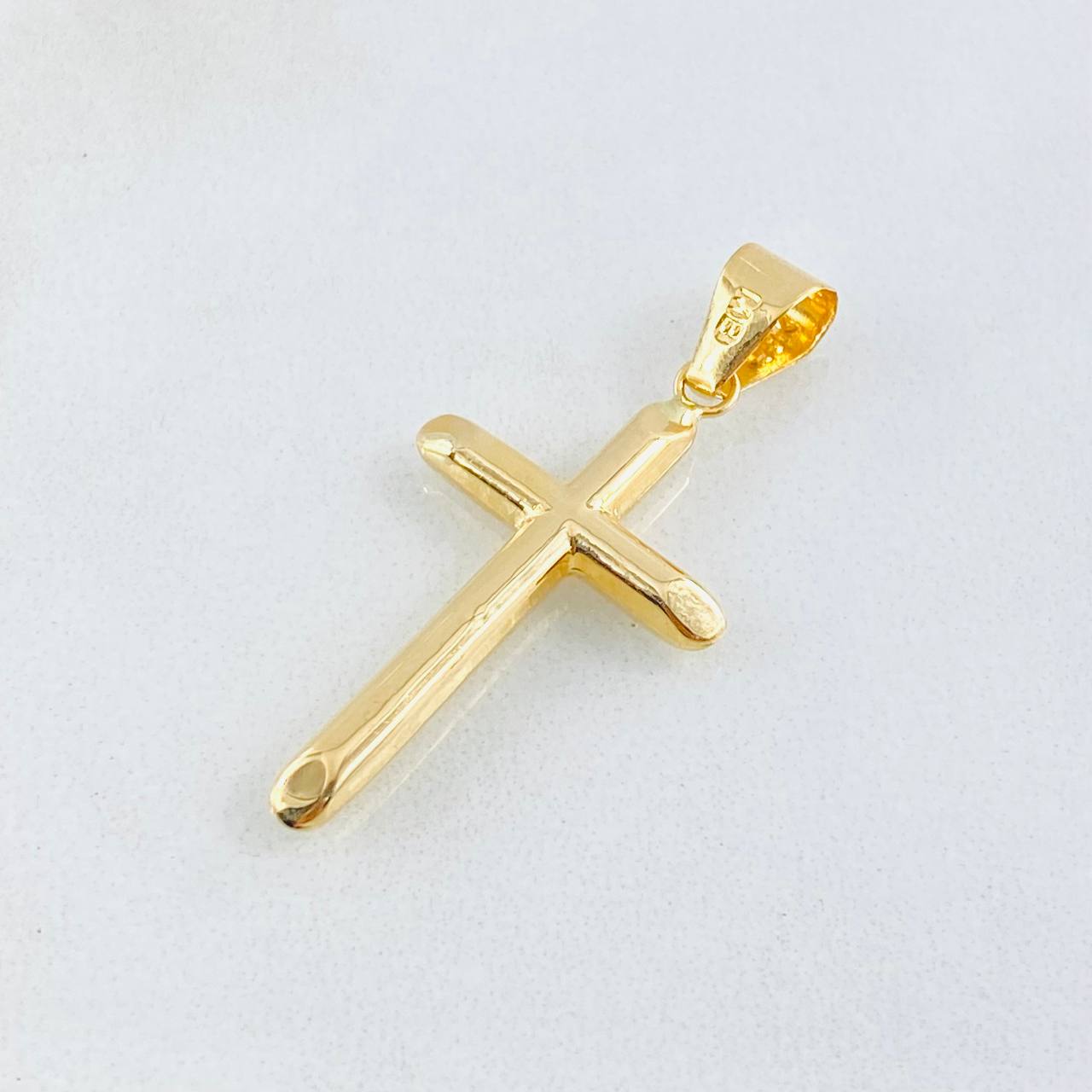Dije Cruz 0.9gr / 1 1/2 in / Oro Amarillo 18K