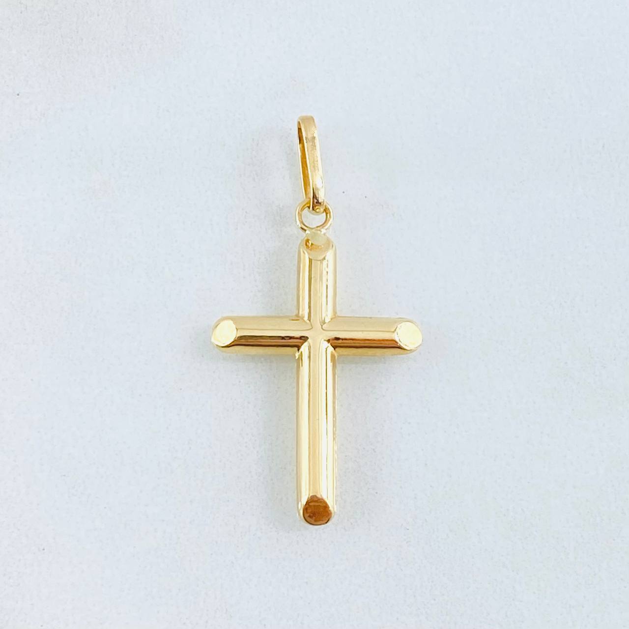 Dije Cruz 1.1gr / 1 1/2 in / Oro Amarillo 18K