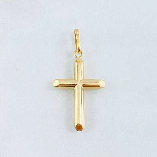 Dije Cruz 1.1gr / 1 1/2 in / Oro Amarillo 18K