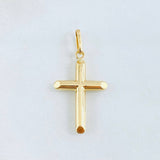 Dije Cruz 1.1gr / 1 1/2 in / Oro Amarillo 18K