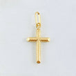 Dije Cruz 0.95gr / 1 1/4 in / Oro Amarillo 18K ©