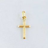 Dije Cruz 0.55gr / 1 in / Oro Amarillo 18K !