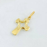 Dije Cruz Arcana 1.1gr / 1 in / Oro Amarillo 18K *