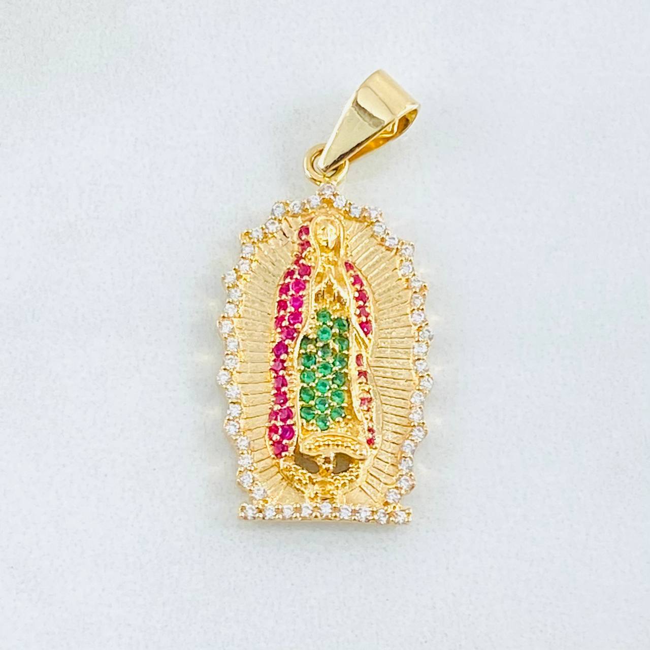 Dije Virgen Guadalupe 5.05gr / 1 1/2 in / Oro Amarillo 18K ©
