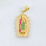 Dije Virgen Guadalupe 5.05gr / 1 1/2 in / Oro Amarillo 18K ©