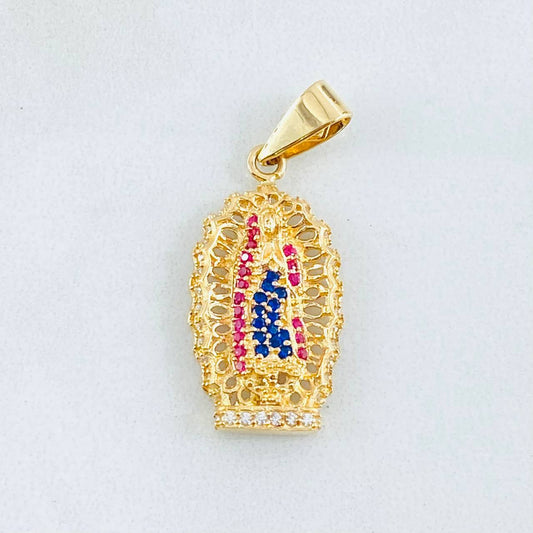 Dije Virgen Guadalupe 3.1gr / 1 1/4 in / Oro Amarillo 18K ©