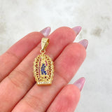 Dije Virgen Guadalupe 3.1gr / 1 1/4 in / Oro Amarillo 18K ©