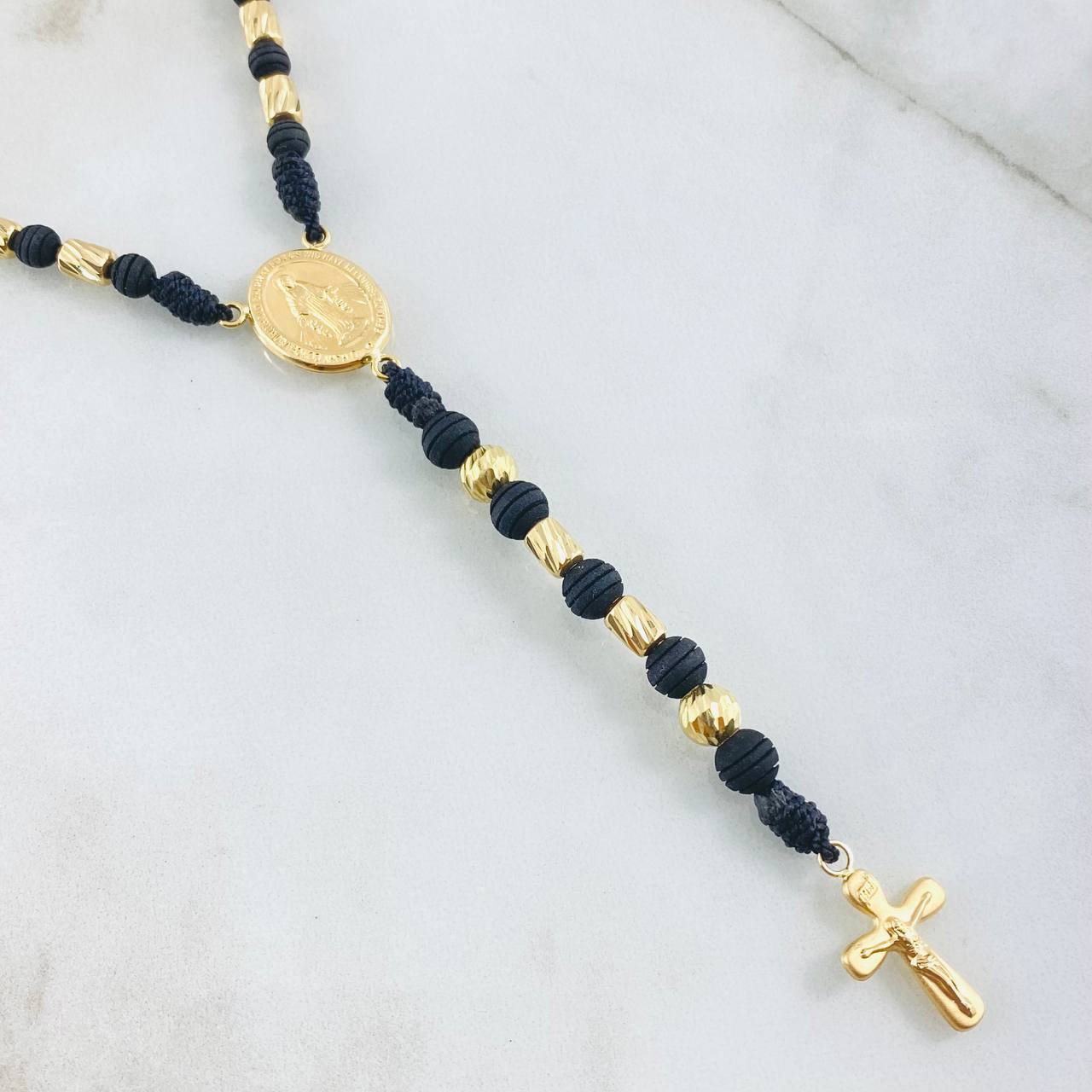 Miraculous Virgin Woven Rosary 6gr / 23.5in / 18K Gold