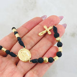 Miraculous Virgin Woven Rosary 6gr / 23.5in / 18K Gold