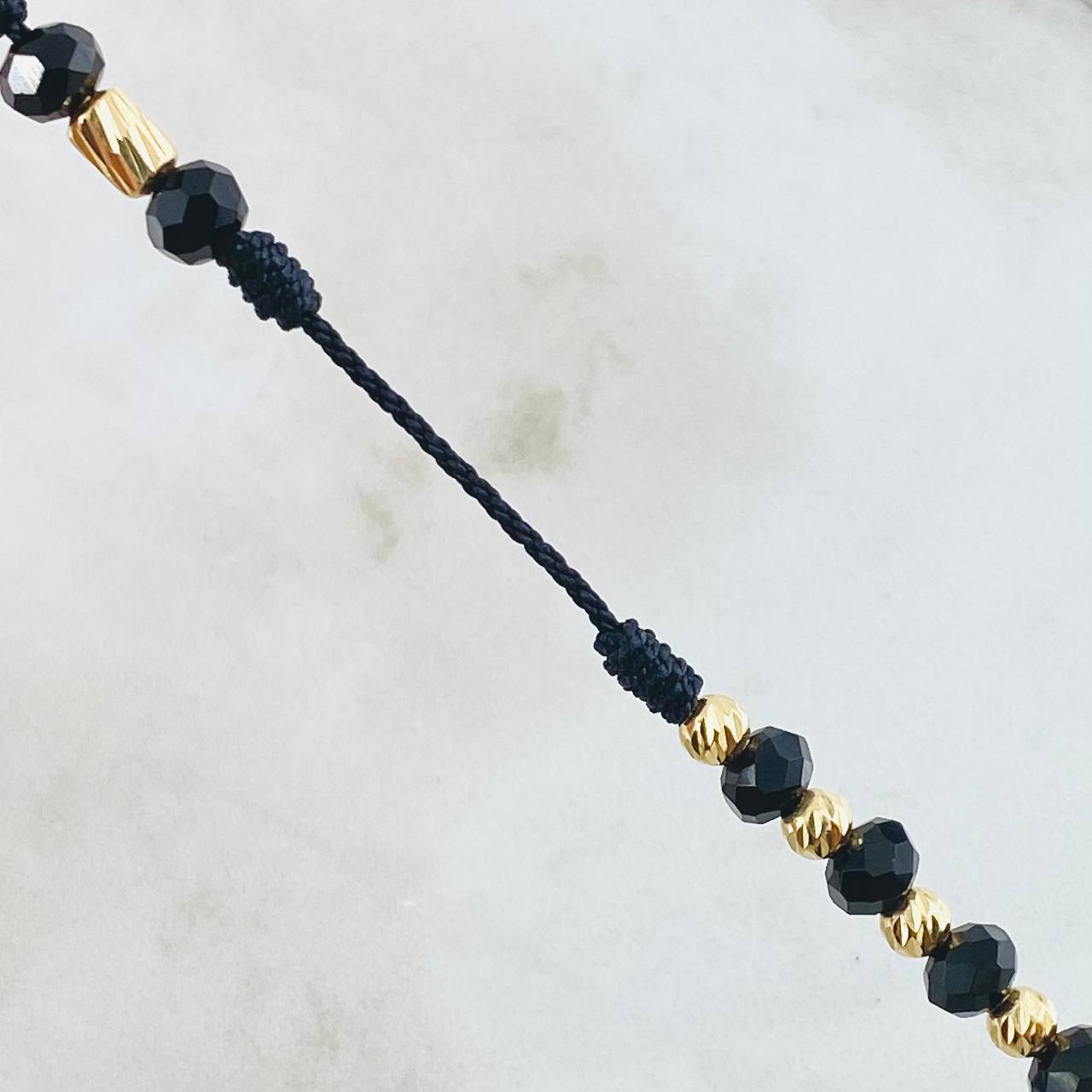 San Miguel Archangel Woven Rosary 7.5gr / 23.5in / 18K Gold