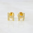 Topos Letra H 0.75gr / Oro Amarillo 18K *