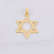 Pendant Star of David 1.75g / 1 1/4 in Yellow Gold 18K