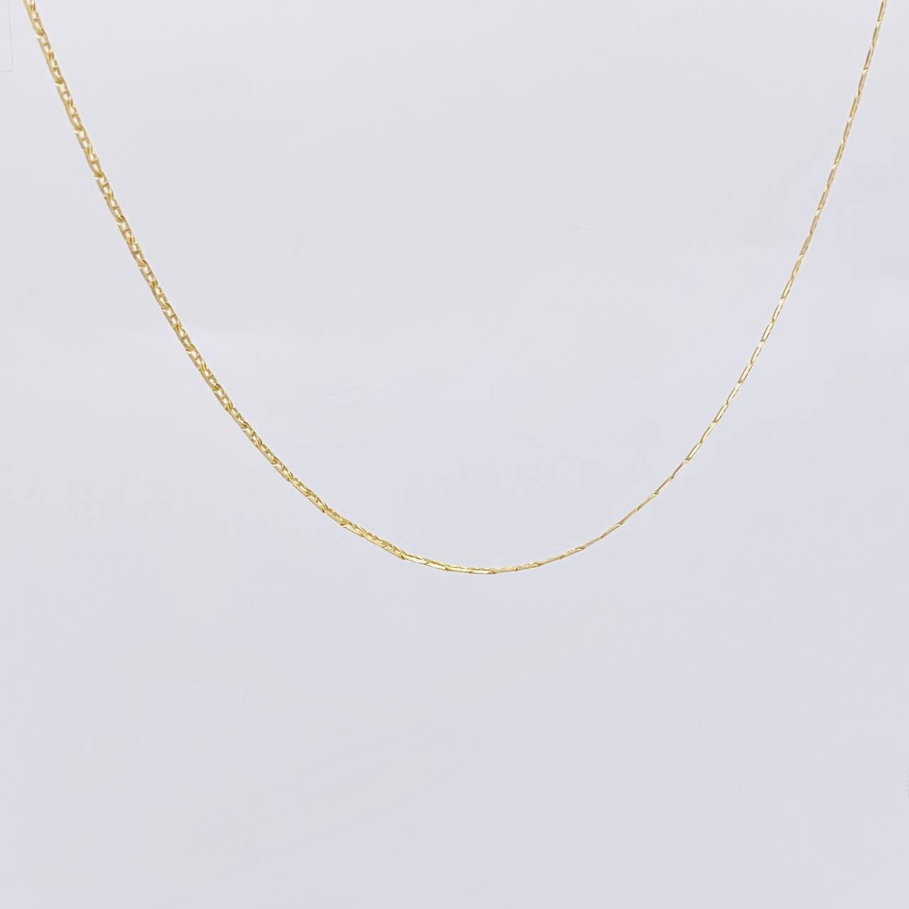 Flat Anchor Chain 1.45g / 16 in / 1.4mm 18K Yellow Gold