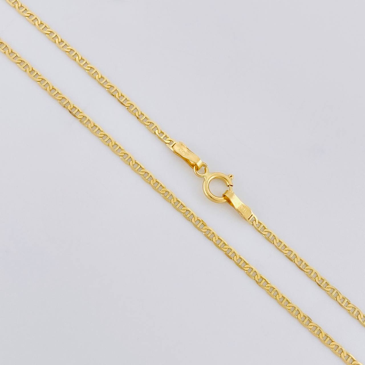 Flat Anchor Chain 1.5g / 16 in / 1.4mm 18K Yellow Gold