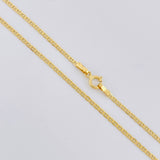 Flat Anchor Chain 1.5g / 16 in / 1.4mm 18K Yellow Gold