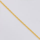 Lumachina Chain 3.8g / 24 in / 2mm Yellow Gold 18K