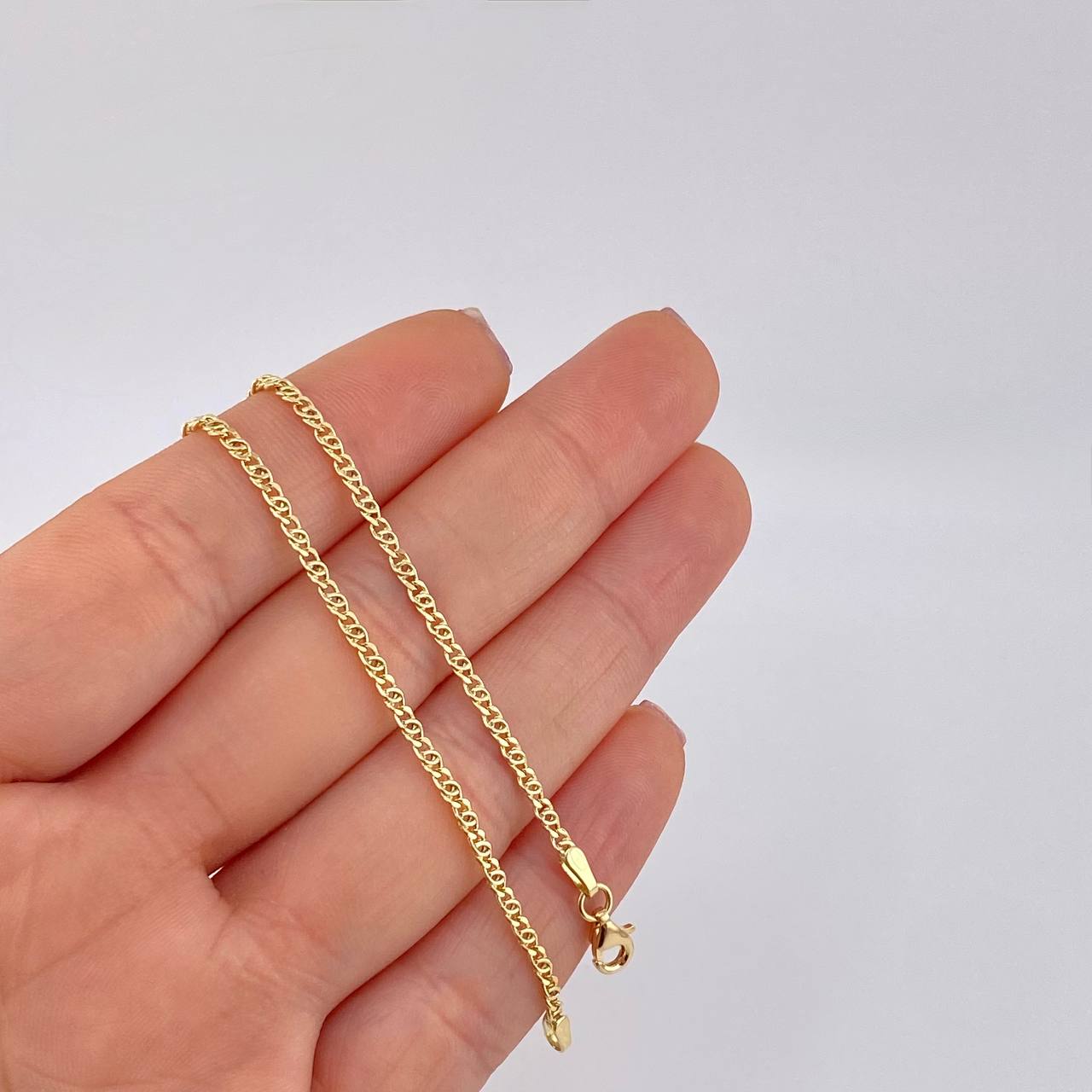 Lumachina Chain 3.8g / 24 in / 2mm Yellow Gold 18K