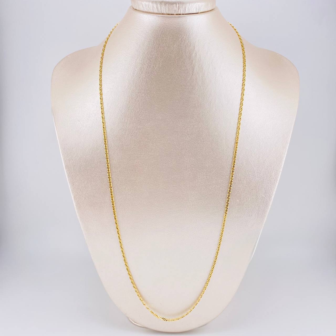 Lumachina Chain 3.7g / 24 in / 2mm Yellow Gold 18K