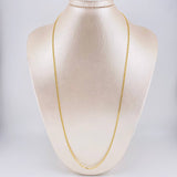 Lumachina Chain 3.8g / 24 in / 2mm Yellow Gold 18K