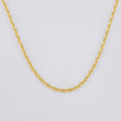 Cadena Escalera 2.65g / 50.5cm / 1.4mm Oro Amarillo 18K